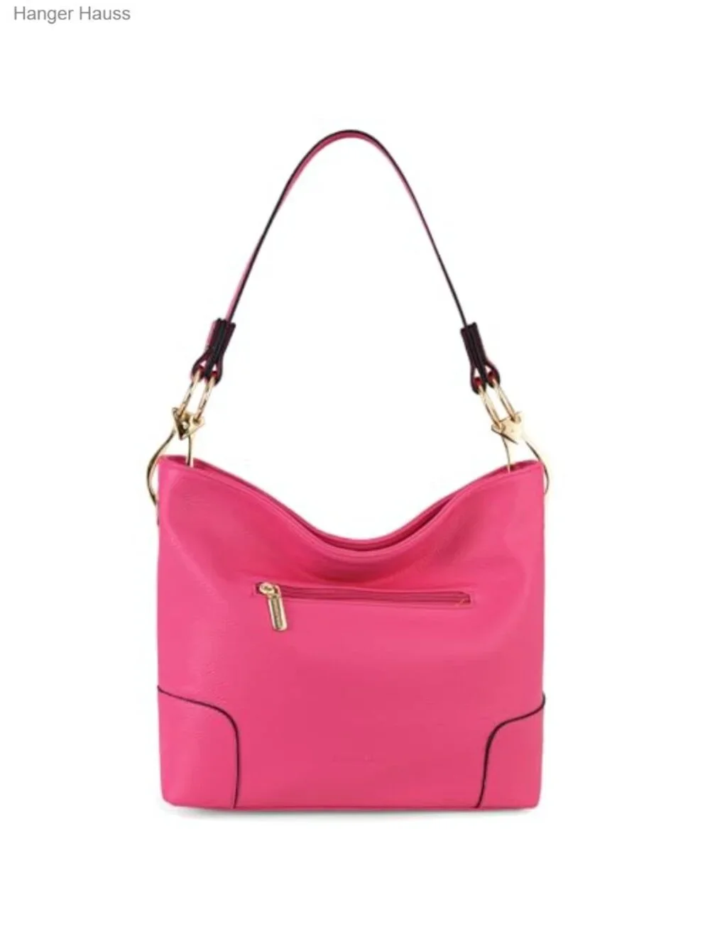 Faux Leather Hobo Bag Top Handle Satchel Shoulder Purse